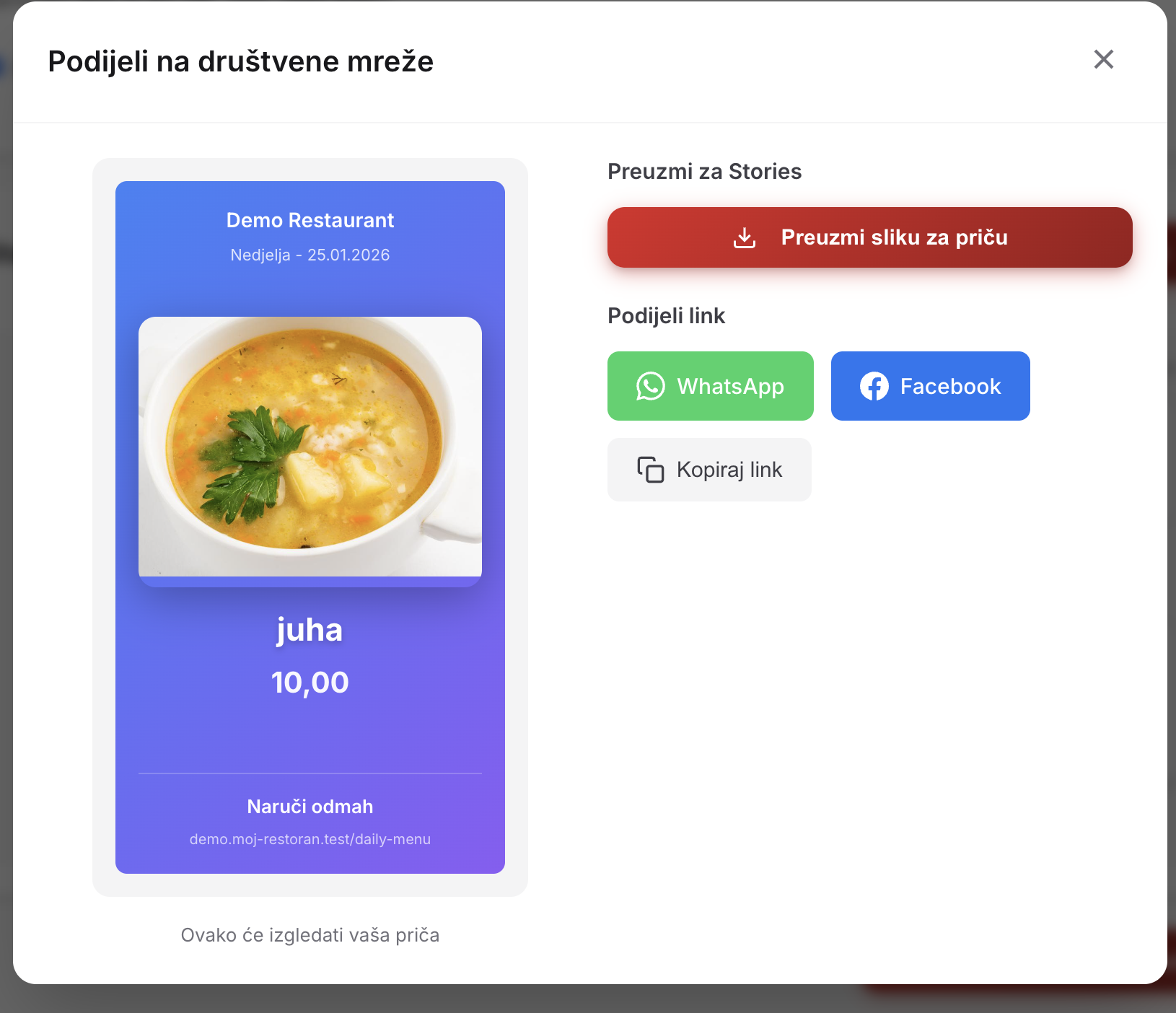 Dijeljenje na društvenim mrežama